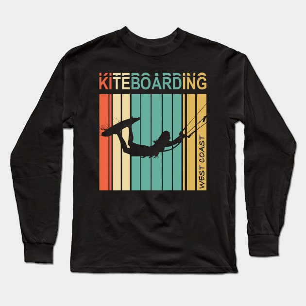 Kiteboarding West Coast Long Sleeve T-Shirt by Manikool